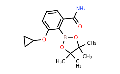 3-Cyclopropoxy-2-(4,4,5,5-tetramethyl-1,3,2-dioxaborolan-2-YL)benzamide