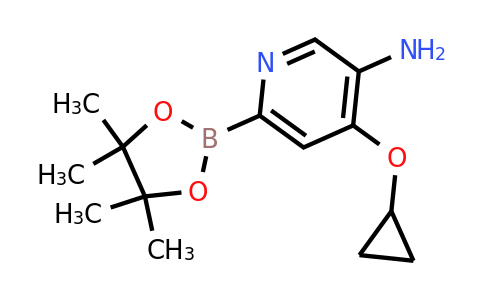 4-Cyclopropoxy-6-(4,4,5,5-tetramethyl-1,3,2-dioxaborolan-2-YL)pyridin-3-amine