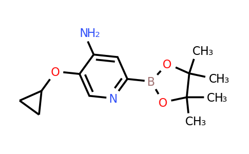 5-Cyclopropoxy-2-(4,4,5,5-tetramethyl-1,3,2-dioxaborolan-2-YL)pyridin-4-amine