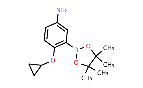 4-Cyclopropoxy-3-(4,4,5,5-tetramethyl-1,3,2-dioxaborolan-2-YL)aniline