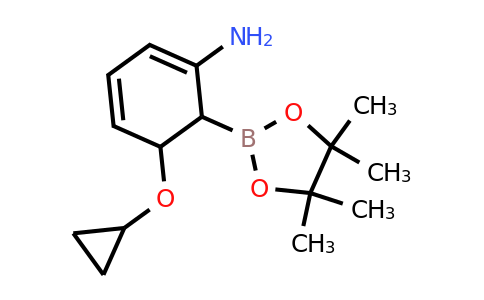 5-Cyclopropoxy-6-(4,4,5,5-tetramethyl-1,3,2-dioxaborolan-2-YL)cyclohexa-1,3-dien-1-amine