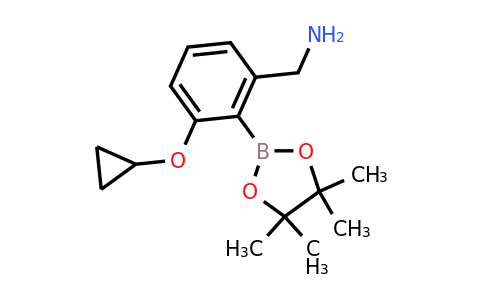(3-Cyclopropoxy-2-(4,4,5,5-tetramethyl-1,3,2-dioxaborolan-2-YL)phenyl)methanamine