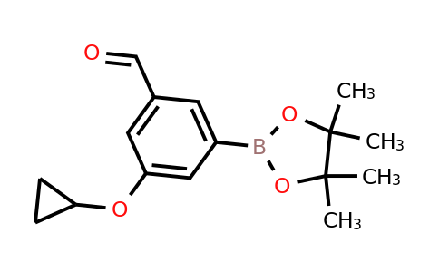 3-Cyclopropoxy-5-(4,4,5,5-tetramethyl-1,3,2-dioxaborolan-2-YL)benzaldehyde