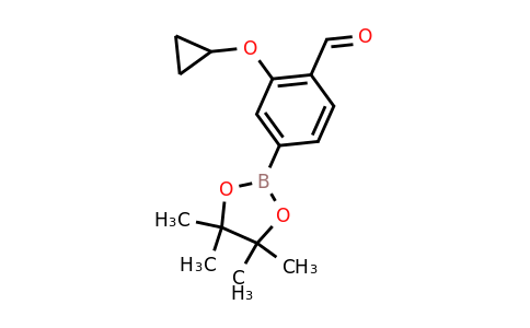 2-Cyclopropoxy-4-(4,4,5,5-tetramethyl-1,3,2-dioxaborolan-2-YL)benzaldehyde