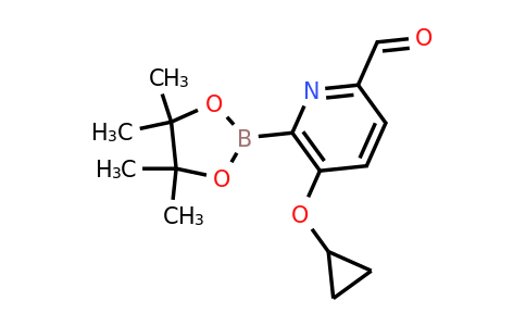5-Cyclopropoxy-6-(4,4,5,5-tetramethyl-1,3,2-dioxaborolan-2-YL)picolinaldehyde