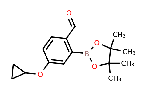 4-Cyclopropoxy-2-(4,4,5,5-tetramethyl-1,3,2-dioxaborolan-2-YL)benzaldehyde