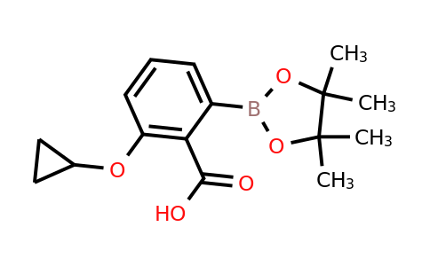 2-Cyclopropoxy-6-(4,4,5,5-tetramethyl-1,3,2-dioxaborolan-2-YL)benzoic acid