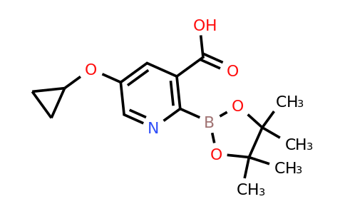 5-Cyclopropoxy-2-(4,4,5,5-tetramethyl-1,3,2-dioxaborolan-2-YL)nicotinic acid