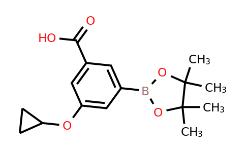 3-Cyclopropoxy-5-(4,4,5,5-tetramethyl-1,3,2-dioxaborolan-2-YL)benzoic acid