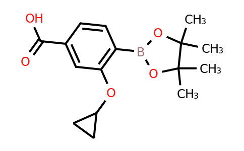 3-Cyclopropoxy-4-(4,4,5,5-tetramethyl-1,3,2-dioxaborolan-2-YL)benzoic acid