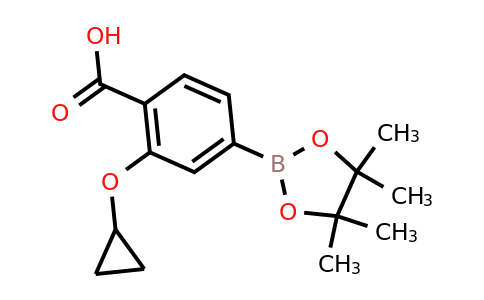 2-Cyclopropoxy-4-(4,4,5,5-tetramethyl-1,3,2-dioxaborolan-2-YL)benzoic acid