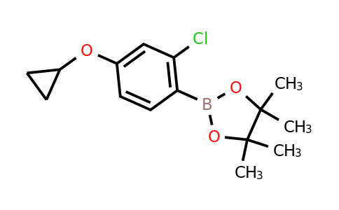 2-(2-Chloro-4-cyclopropoxyphenyl)-4,4,5,5-tetramethyl-1,3,2-dioxaborolane