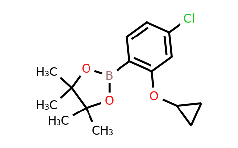 2-(4-Chloro-2-cyclopropoxyphenyl)-4,4,5,5-tetramethyl-1,3,2-dioxaborolane