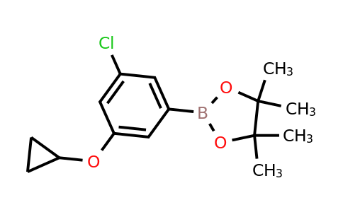 2-(3-Chloro-5-cyclopropoxyphenyl)-4,4,5,5-tetramethyl-1,3,2-dioxaborolane