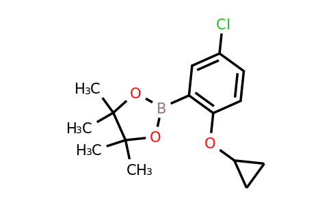 2-(5-Chloro-2-cyclopropoxyphenyl)-4,4,5,5-tetramethyl-1,3,2-dioxaborolane