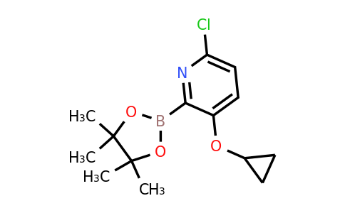 6-Chloro-3-cyclopropoxy-2-(4,4,5,5-tetramethyl-1,3,2-dioxaborolan-2-YL)pyridine