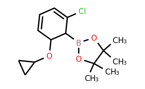 2-(2-Chloro-6-cyclopropoxycyclohexa-2,4-dienyl)-4,4,5,5-tetramethyl-1,3,2-dioxaborolane