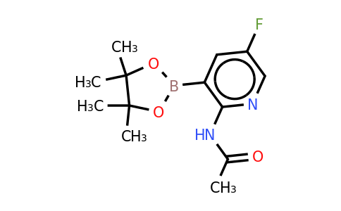 N-(5-fluoro-3-(4,4,5,5-tetramethyl-1,3,2-dioxaborolan-2-YL)pyridin-2-YL)acetamide