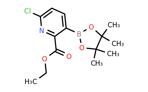 Ethyl 6-chloro-3-(4,4,5,5-tetramethyl-1,3,2-dioxaborolan-2-YL)picolinate