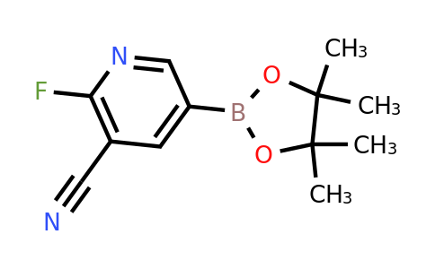 2-Fluoro-5-(4,4,5,5-tetramethyl-1,3,2-dioxaborolan-2-YL)nicotinonitrile