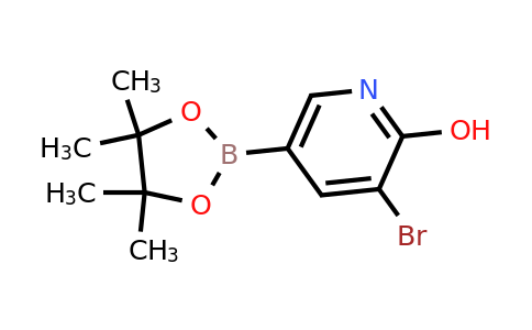 3-Bromo-5-(4,4,5,5-tetramethyl-1,3,2-dioxaborolan-2-YL)pyridin-2-ol