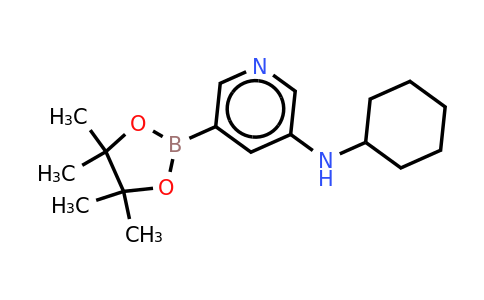 N-cyclohexyl-5-(4,4,5,5-tetramethyl-1,3,2-dioxaborolan-2-YL)pyridin-3-amine