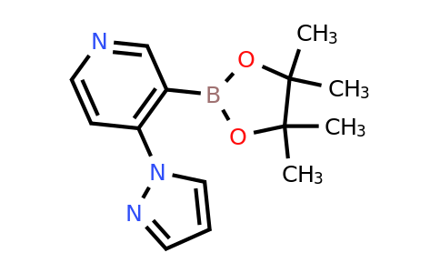 4-(Pyrazol-1-YL)-3-(4,4,5,5-tetramethyl-1,3,2-dioxaborolan-2-YL)pyridine