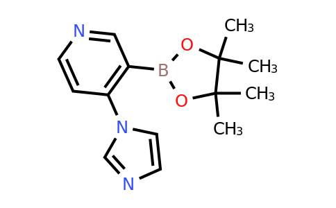 4-(Imidazol-1-YL)-3-(4,4,5,5-tetramethyl-1,3,2-dioxaborolan-2-YL)pyridine
