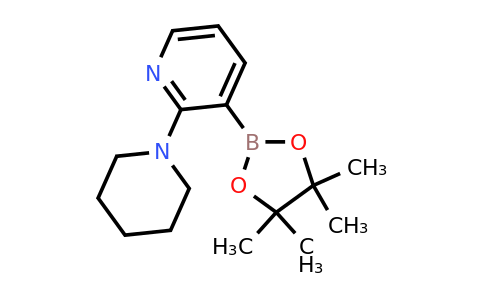 2-(Piperidin-1-YL)-3-(4,4,5,5-tetramethyl-1,3,2-dioxaborolan-2-YL)pyridine