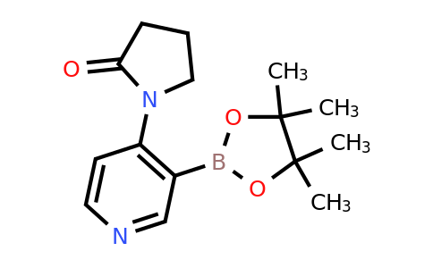 1-(3-(4,4,5,5-Tetramethyl-1,3,2-dioxaborolan-2-YL)pyridin-4-YL)pyrrolidin-2-one