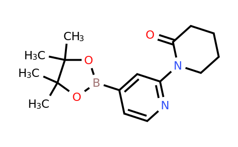 1-(4-(4,4,5,5-Tetramethyl-1,3,2-dioxaborolan-2-YL)pyridin-2-YL)piperidin-2-one