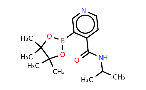 N-isopropyl-3-(4,4,5,5-tetramethyl-1,3,2-dioxaborolan-2-YL)isonicotinamide