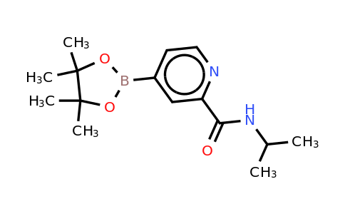 N-isopropyl-4-(4,4,5,5-tetramethyl-1,3,2-dioxaborolan-2-YL)picolinamide