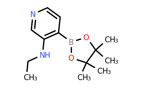 N-ethyl-4-(4,4,5,5-tetramethyl-1,3,2-dioxaborolan-2-YL)pyridin-3-amine
