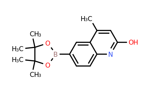 4-Methyl-6-(4,4,5,5-tetramethyl-1,3,2-dioxaborolan-2-YL)quinolin-2-ol
