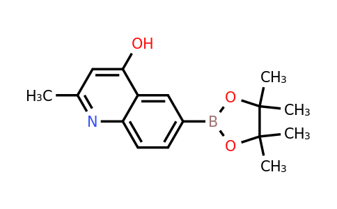 2-Methyl-6-(4,4,5,5-tetramethyl-1,3,2-dioxaborolan-2-YL)quinolin-4-ol
