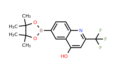 6-(4,4,5,5-Tetramethyl-1,3,2-dioxaborolan-2-YL)-2-(trifluoromethyl)quinolin-4-ol
