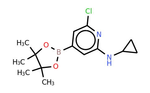 6-Chloro-N-cyclopropyl-4-(4,4,5,5-tetramethyl-1,3,2-dioxaborolan-2-YL)pyridin-2-amine