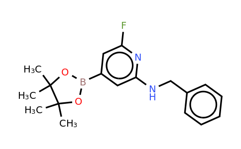 N-benzyl-6-fluoro-4-(4,4,5,5-tetramethyl-1,3,2-dioxaborolan-2-YL)pyridin-2-amine