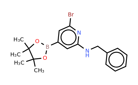 N-benzyl-6-bromo-4-(4,4,5,5-tetramethyl-1,3,2-dioxaborolan-2-YL)pyridin-2-amine