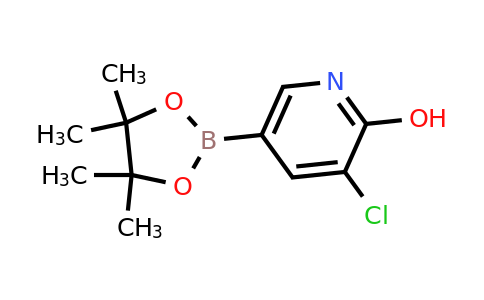 3-Chloro-5-(4,4,5,5-tetramethyl-1,3,2-dioxaborolan-2-YL)pyridin-2-ol