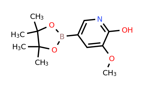 3-Methoxy-5-(4,4,5,5-tetramethyl-1,3,2-dioxaborolan-2-YL)pyridin-2-ol