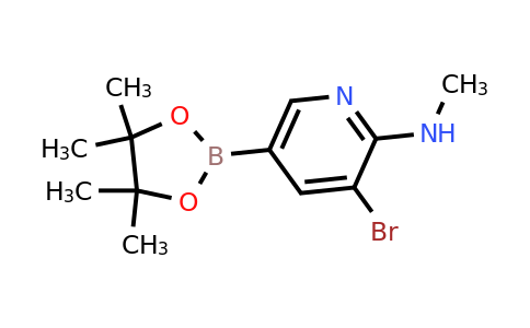 3-Bromo-N-methyl-5-(4,4,5,5-tetramethyl-1,3,2-dioxaborolan-2-YL)pyridin-2-amine