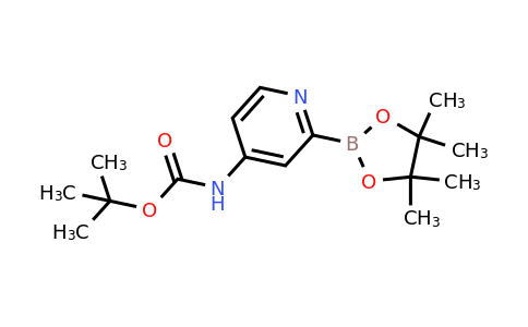 Tert-butyl 2-(4,4,5,5-tetramethyl-1,3,2-dioxaborolan-2-YL)pyridin-4-ylcarbamate