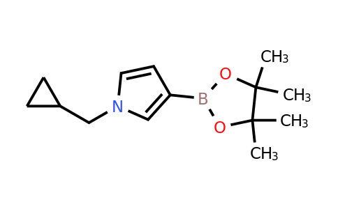 1-(Cyclopropylmethyl)-3-(4,4,5,5-tetramethyl-1,3,2-dioxaborolan-2-YL)-pyrrole
