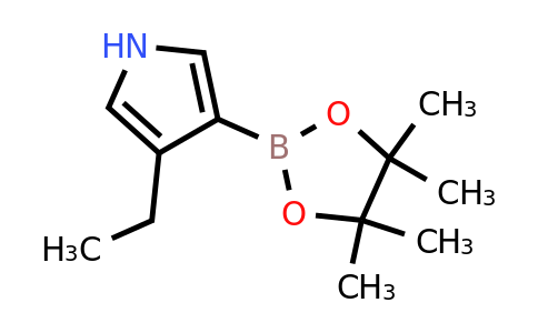 3-Ethyl-4-(4,4,5,5-tetramethyl-1,3,2-dioxaborolan-2-YL)-pyrrole