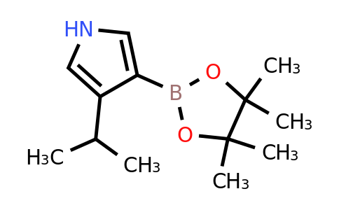 3-Isopropyl-4-(4,4,5,5-tetramethyl-1,3,2-dioxaborolan-2-YL)-pyrrole