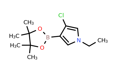 3-Chloro-1-ethyl-4-(4,4,5,5-tetramethyl-1,3,2-dioxaborolan-2-YL)-pyrrole