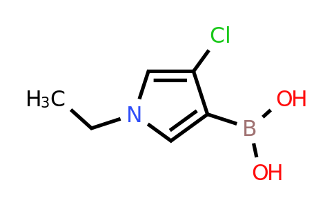 (4-Chloro-1-ethyl-1H-pyrrol-3-YL)boronic acid