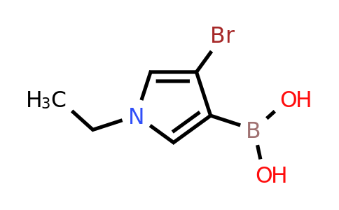 4-Bromo-1-ethyl-pyrrol-3-ylboronic acid